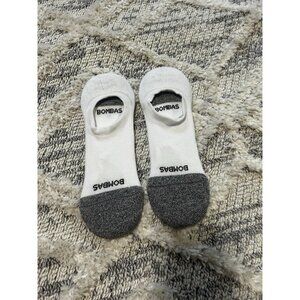 2-Pack Bombas Women's No Show Socks Colors White Large NWOT